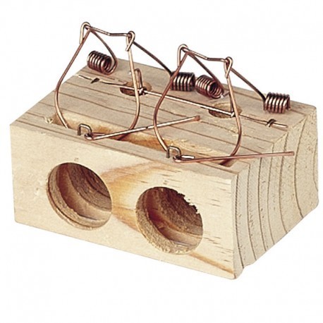 Trampa cepo de madera para ratones y ratas - 16cm - Ferreteria Miraflores